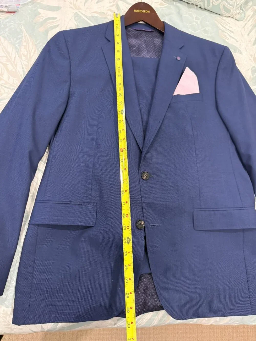 Suit: Ted Baker London, Jay CT Endurance, Navy Blue, 100% Wool